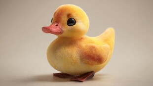 可爱小黄鸭玩偶