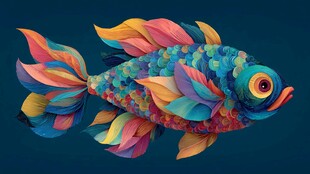 五彩斑斓梦幻鱼