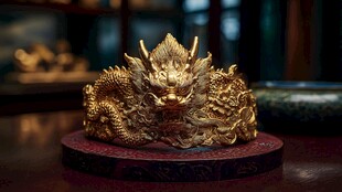 精致金龙摆件尽显华贵