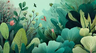 梦幻绿植世界 生机盎然