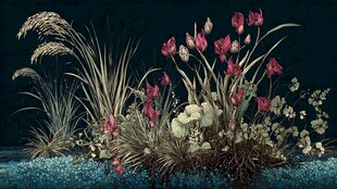 梦幻水下花卉植物景观