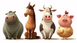 可爱农场动物大集合