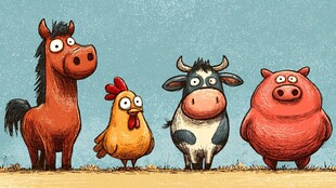 可爱农场动物大集合