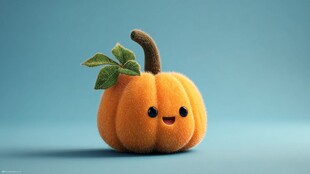 可爱毛绒南瓜玩偶