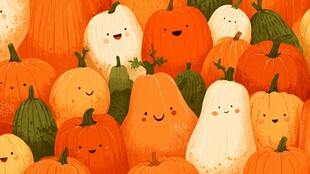 可爱笑脸南瓜大集合