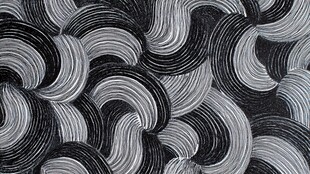 黑白波纹抽象图案纹理