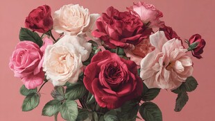 多彩玫瑰组合 尽显浪漫