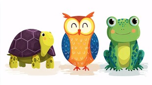 可爱动物三剑客