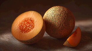 香甜哈密瓜 果肉色泽诱人