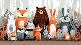 森林动物大集合