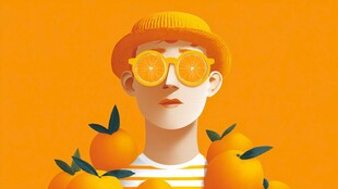 橙意少年与柑橘的邂逅