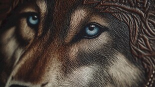 狼眼特写 神秘野性之美