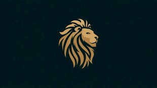 金色雄狮标志设计