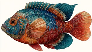 五彩斑斓的梦幻观赏鱼