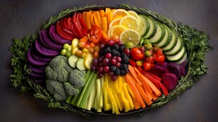 多彩蔬果拼盘 营养又美味