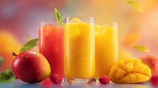 多彩鲜果饮品 视觉盛宴