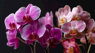 艳丽蝴蝶兰绽放美丽瞬间