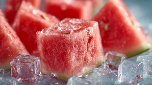 冰镇西瓜块 清凉一夏