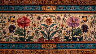 精美花卉图案装饰艺术