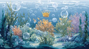 海底皇冠奇景 梦幻珊瑚世界