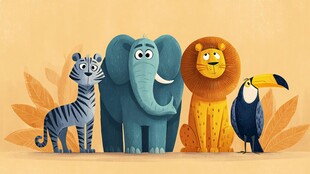 动物伙伴齐聚一堂