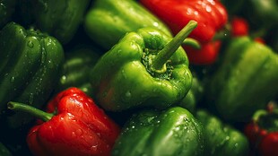 红绿彩椒 新鲜欲滴