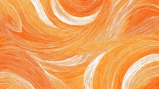 橙白交织的动感抽象纹理