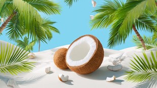 椰香沙滩 热带风情的邂逅