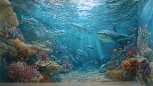 海底梦幻世界的灵动瞬间