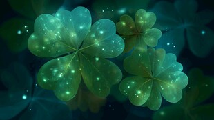 梦幻四叶草 闪烁神秘光芒