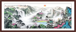 山水画国画山水国画